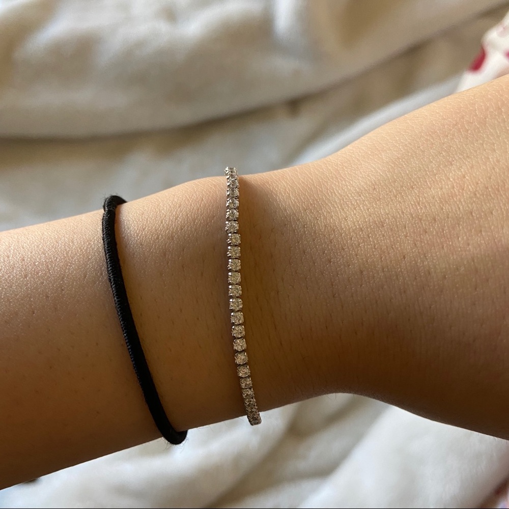 Dainty Adjustable Tennis Bracelet